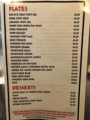 Menu photo 5 Hot Pot City Westminster, CA