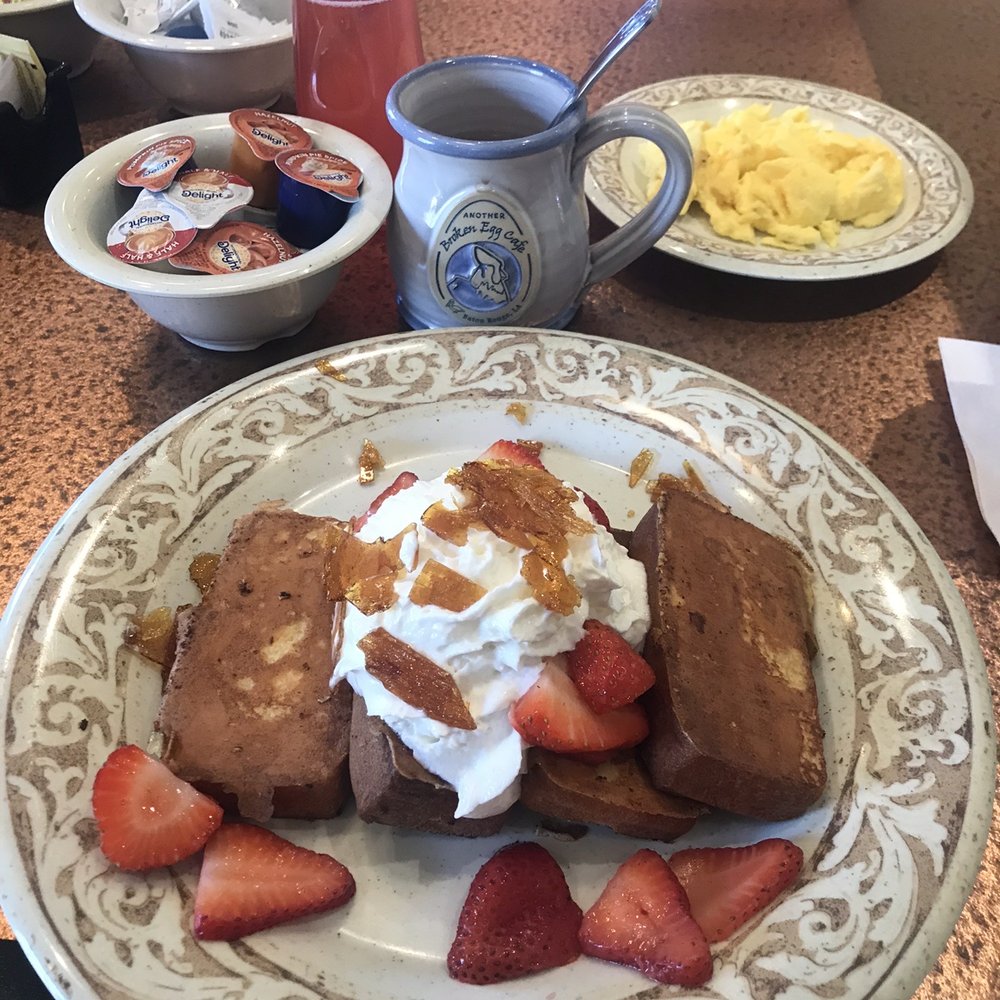 Another Broken Egg Cafe - Strawberry pound cake French toast was as good as I anticipated. This Rwanda muhondo blend coffee is perfect - American Near Me - Baton Rouge, Louisiana Another Broken Egg Cafe - Strawberry pound cake French toast was as good as I anticipated. This Rwanda muhondo blend coffee is perfect - American Near Me - Baton Rouge, Louisiana