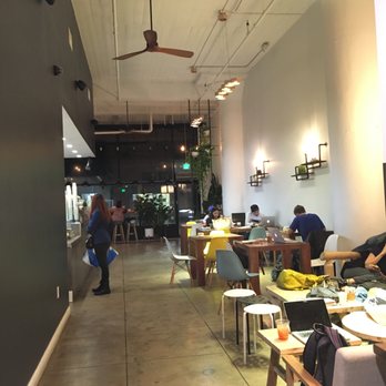 Sharp Specialty Coffee - Tables, chairs, couches. The noise level is pretty quiet with soothing music playing! - Coffee & Tea Near Me - Los Angeles, California