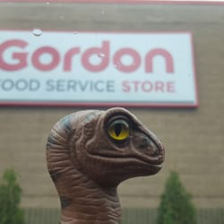 Gordon Food Service - Bob the Raptor Says "Mammals come here to get prey for parties."