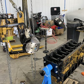 Metal Mayhem - Cat 3126 Motor ready to go out for machining. - Auto Repair Near Me - Lacombe, Alberta