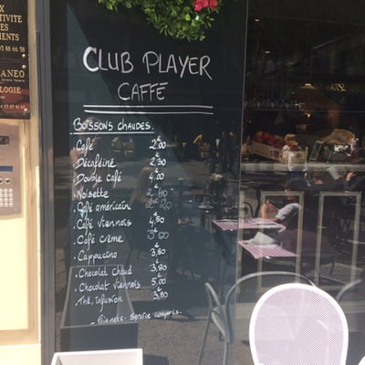 Menu photo 2 Club Player Caffe Nice, 06