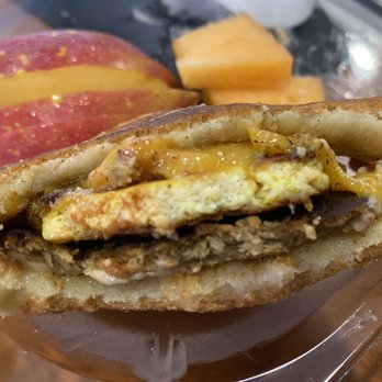 The Grain Cafe - Sausage Muffin - Vegan Near Me - Long Beach, California The Grain Cafe - Sausage Muffin - Vegan Near Me - Long Beach, California