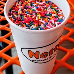 Netty's - Ice Cream in a Cup with Sprinkles at Netty's Monroe St.
