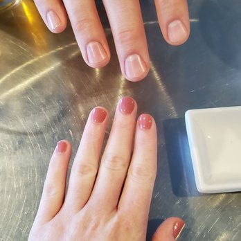 Glamour Nails & Spa - My husband got a deluxe manicure, no polish. I had a deluxe manicure with Chelac polish - Nail Salons Near Me - Bonney Lake, Washington