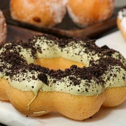 Yo Mochi Arcade and Cafe - Freshly made and ready to wow!  These donuts are pure perfection.