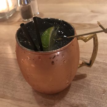 Seasons 52 - Peach Riesling Mule - Seafood Near Me - Birmingham, Alabama Seasons 52 - Peach Riesling Mule - Seafood Near Me - Birmingham, Alabama