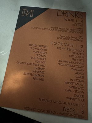 Menu photo 2 Round Midnight Edmond, OK
