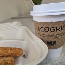 Methodist Hospital of Sacramento - Breakfast. Crispy hash browns and freshly brewed  coffee aka octane