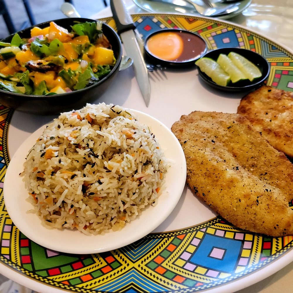 a plate of food