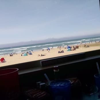 Mo's Seafood & Chowder - Our view from our seats. Right next to the window! - Seafood Near Me - Cannon Beach, Oregon Mo's Seafood & Chowder - Our view from our seats. Right next to the window! - Seafood Near Me - Cannon Beach, Oregon