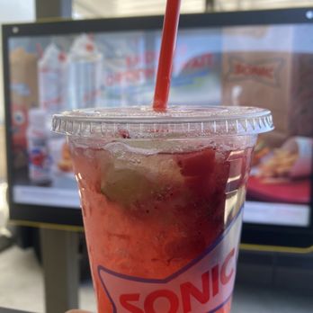 Sonic Drive-In - Medium strawberry limeade - Fast Food Near Me - Sacramento, California Sonic Drive-In - Medium strawberry limeade - Fast Food Near Me - Sacramento, California