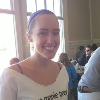 Plow - Ashley, our stunningly gorgeous and friendly waitress.  She definitely deserves the "global waitperson of the year award." - Breakfast & Brunch Near Me - San Francisco, California