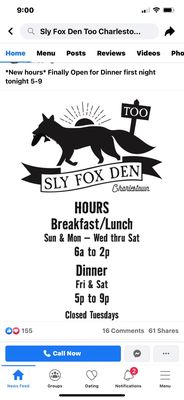 Sly Fox Den Too Charlestown by null