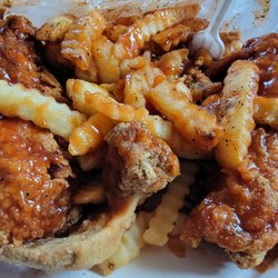 Harold's Chicken Shack - Wrong sauce, but a good meal anyway.