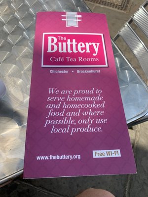 Menu photo 1 The Buttery Chichester, WSX