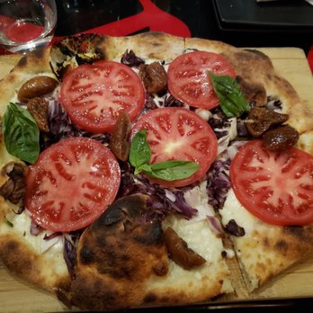 Motorino - #Outstanding pizza!!! 5      With sautéed onions, radicchio, fresh tomatoes, basil and figs in port!  Delicious! - Pizza Near Me - King City, Ontario