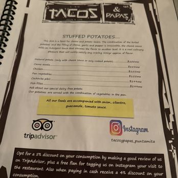 Tacos & Papas - Signature Cuisine Near Me - Punta de Mita, NAY