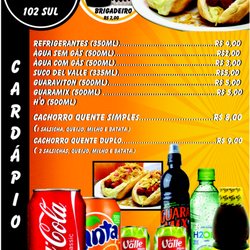 Cachorro Quente do Chico - Cardápio