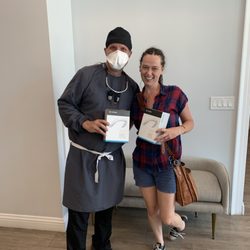 Bright Smiles Dental Studio - Dr. Garcia and patient! Ready to embark on the Invisalign journey!
