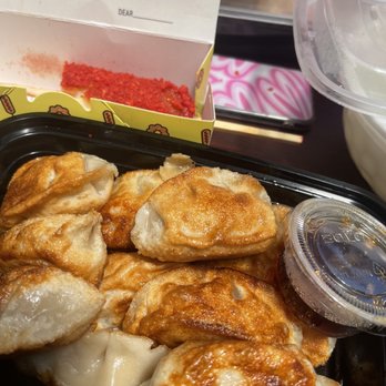 Dumpling House - Shrimp and chicken pan fried! - Chinese Near Me - Davis, California