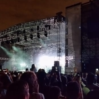 Day For Night - Red stage before headliner takes stage - Festivals Near Me - Houston, Texas