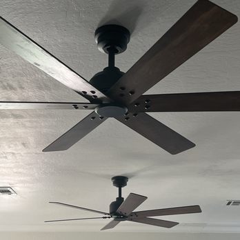 Slade Electric - Slade Electric installed two ceiling fans in our living room. - Electricians Near Me - Turlock, California Slade Electric - Slade Electric installed two ceiling fans in our living room. - Electricians Near Me - Turlock, California
