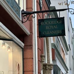 Rockridge Royal Cleaners - Store front signage to look for on College Avenue.