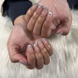 Sarah Nails Spa - Full set acrylic nails cat eye