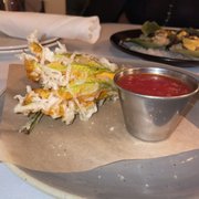 Photo of Crossroads - Los Angeles, CA, United States. Zucchini Blossoms (Gluten Free)