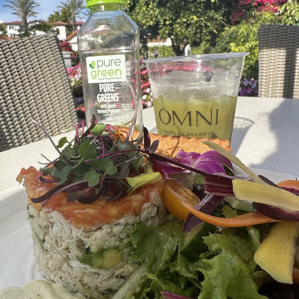 Spa Cafe - Chicken tower with pure green cold pressed juice - Cafes Near Me - Carlsbad, California Spa Cafe - Chicken tower with pure green cold pressed juice - Cafes Near Me - Carlsbad, California