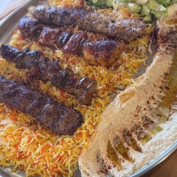 Yemen Grill - Combo Chicken & Lamb Kebab with Rice - Arabic Near Me - Aurora, Colorado Yemen Grill - Combo Chicken & Lamb Kebab with Rice - Arabic Near Me - Aurora, Colorado