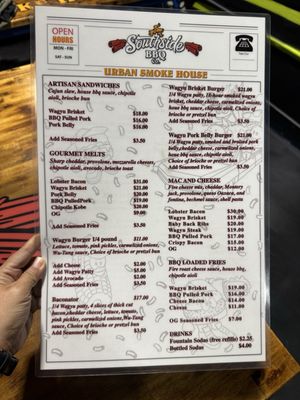 Menu photo 5 Southside BBQ Co Montebello, CA