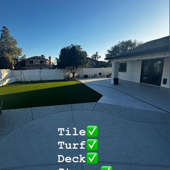 ENC Concrete - Full backyard renovation for a client in Scottsdale. We do it all. - Masonry/Concrete Near Me ENC Concrete - Full backyard renovation for a client in Scottsdale. We do it all. - Masonry/Concrete Near Me