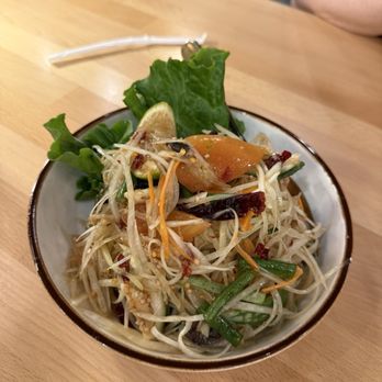 Manaao - "Lao Papaya Salad with Salted Crab" Som Tum Nua Puu Pla-ra - Thai Near Me - Tustin, California