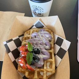 Ube croffle without coconut Ube croffle without coconut