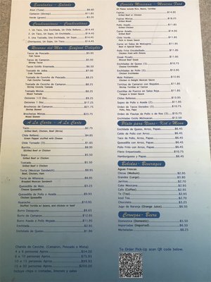 Menu photo 2 La Costa Azul Pacoima, CA