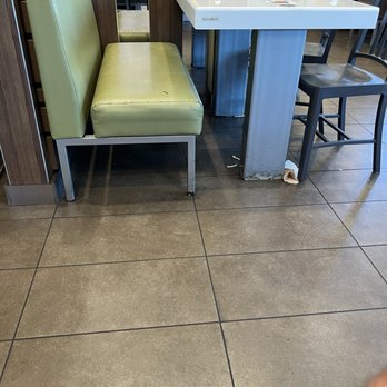 McDonald's - Trash on the floor and on the table. This was prevalent for the entire inside! - Fast Food Near Me - Santa Fe Springs, California McDonald's - Trash on the floor and on the table. This was prevalent for the entire inside! - Fast Food Near Me - Santa Fe Springs, California