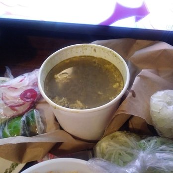 T & T Authentic Mexican Restaurant - Small pozole verde $9 - Mexican Near Me - Rancho Cucamonga, California