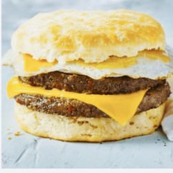 Biscuitville - Double Sausage Patties, Egg, & Cheese