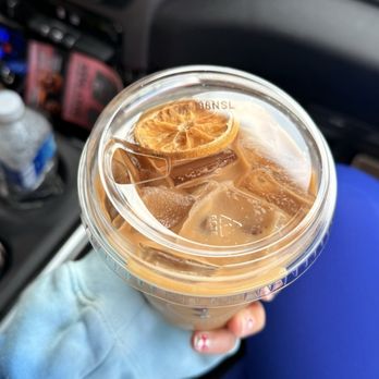 Long Black Coffee - orange bourbon cardamom latte - Coffee & Tea Near Me - Fountain Valley, California Long Black Coffee - orange bourbon cardamom latte - Coffee & Tea Near Me - Fountain Valley, California
