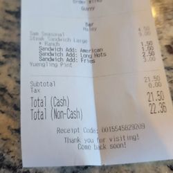 Lunch and 2 beers. Super reasonable