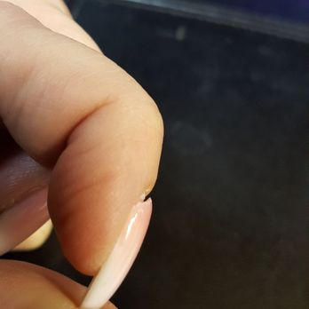 Lux Nail Bar - This nail was lifted all the way to the tip of my finger - Nail Salons Near Me - Sanford, Florida