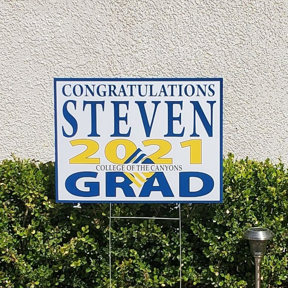 Peterson Printing - I love the sign they made for my son's graduation. It's exactly what I wanted. The prices are very affordable as well. - Printing Services Near Me - Valencia, California Peterson Printing - I love the sign they made for my son's graduation. It's exactly what I wanted. The prices are very affordable as well. - Printing Services Near Me - Valencia, California