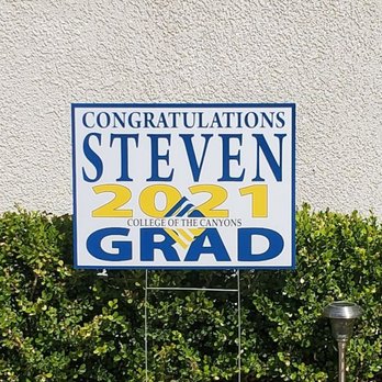 Peterson Printing - I love the sign they made for my son's graduation. It's exactly what I wanted. The prices are very affordable as well. - Printing Services Near Me - Valencia, California Peterson Printing - I love the sign they made for my son's graduation. It's exactly what I wanted. The prices are very affordable as well. - Printing Services Near Me - Valencia, California