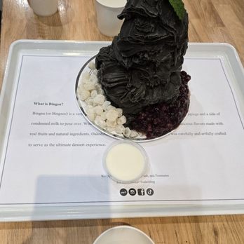 Oakobing - Black Sesame - Shaved Ice Near Me - Los Angeles, California Oakobing - Black Sesame - Shaved Ice Near Me - Los Angeles, California