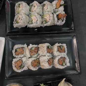 RA Steak & Sushi - CALIFORNIA HAND ROLL & SALMON AVOCADO* HAND ROLL - Sushi Bars Near Me - Austin, Texas RA Steak & Sushi - CALIFORNIA HAND ROLL & SALMON AVOCADO* HAND ROLL - Sushi Bars Near Me - Austin, Texas