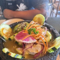 Agua chile con camarones