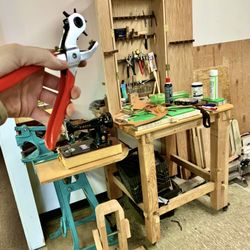 Past Lives Makerspace - Textiles Studio Leather working Station