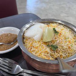 Taj India Grill - Shrimp Biryani